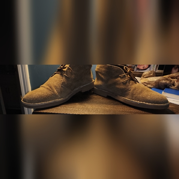 J.Crew Men’s 8 Tan Suede Chukka Ankle Boots Lace Up Desert Boots - Picture 5 of 9